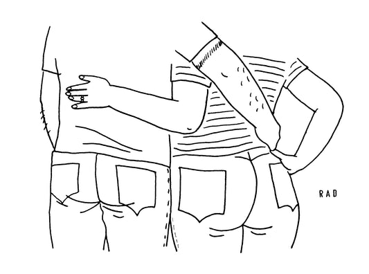 Double Custom Booty Portrait (People and/or Pets)