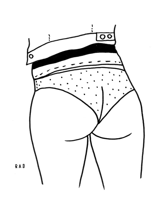 One Custom Booty Portrait (Person or Pet)