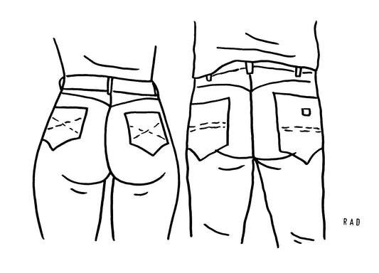 Double Custom Booty Portrait (People and/or Pets)